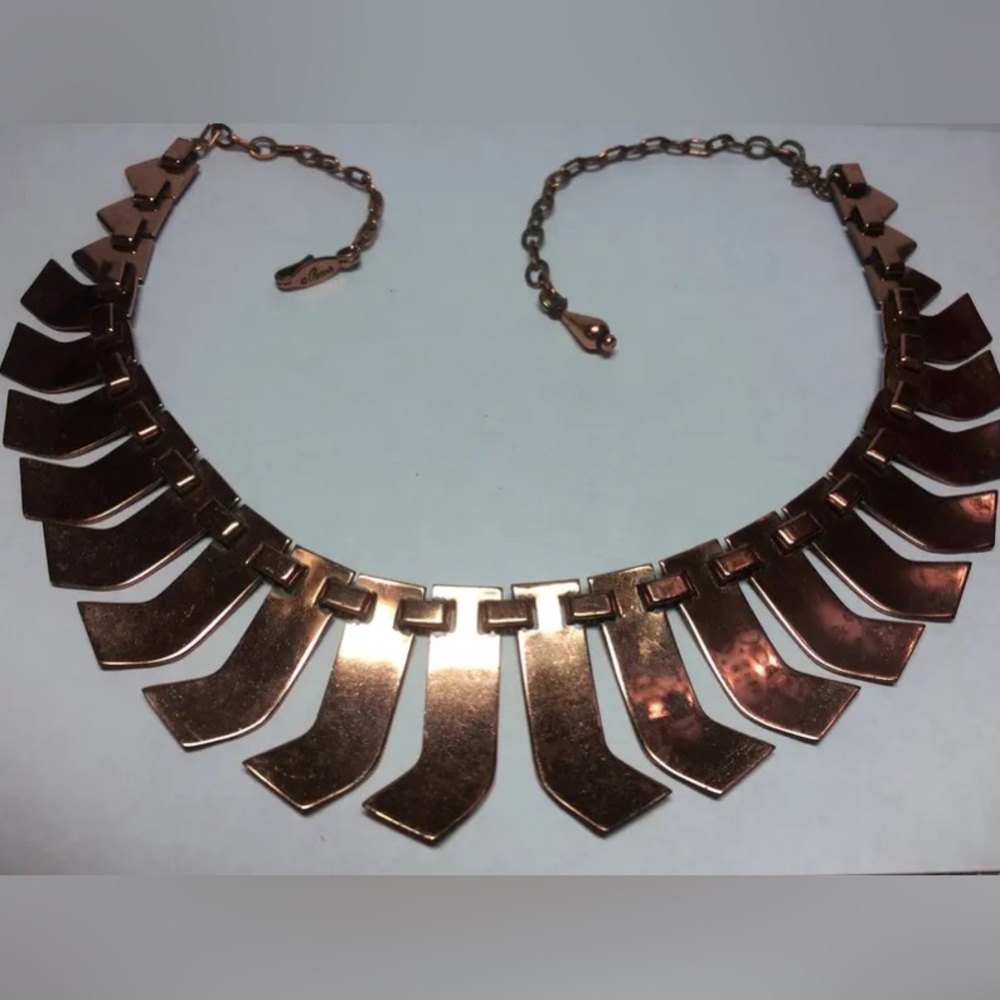 Signed Renoir Copper Necklace